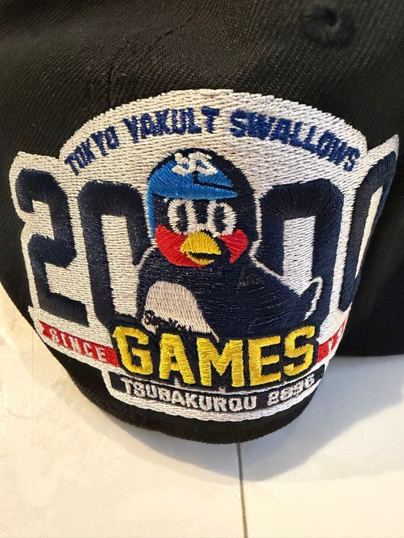東京ヤクルトスワローズ つば九郎2000ゲーム記念 キャップ 9FIFTY