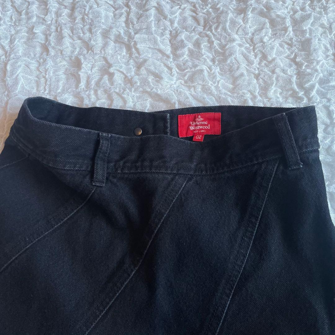 Vivienne Westwood オーガニックデニムナイフスカート　黒