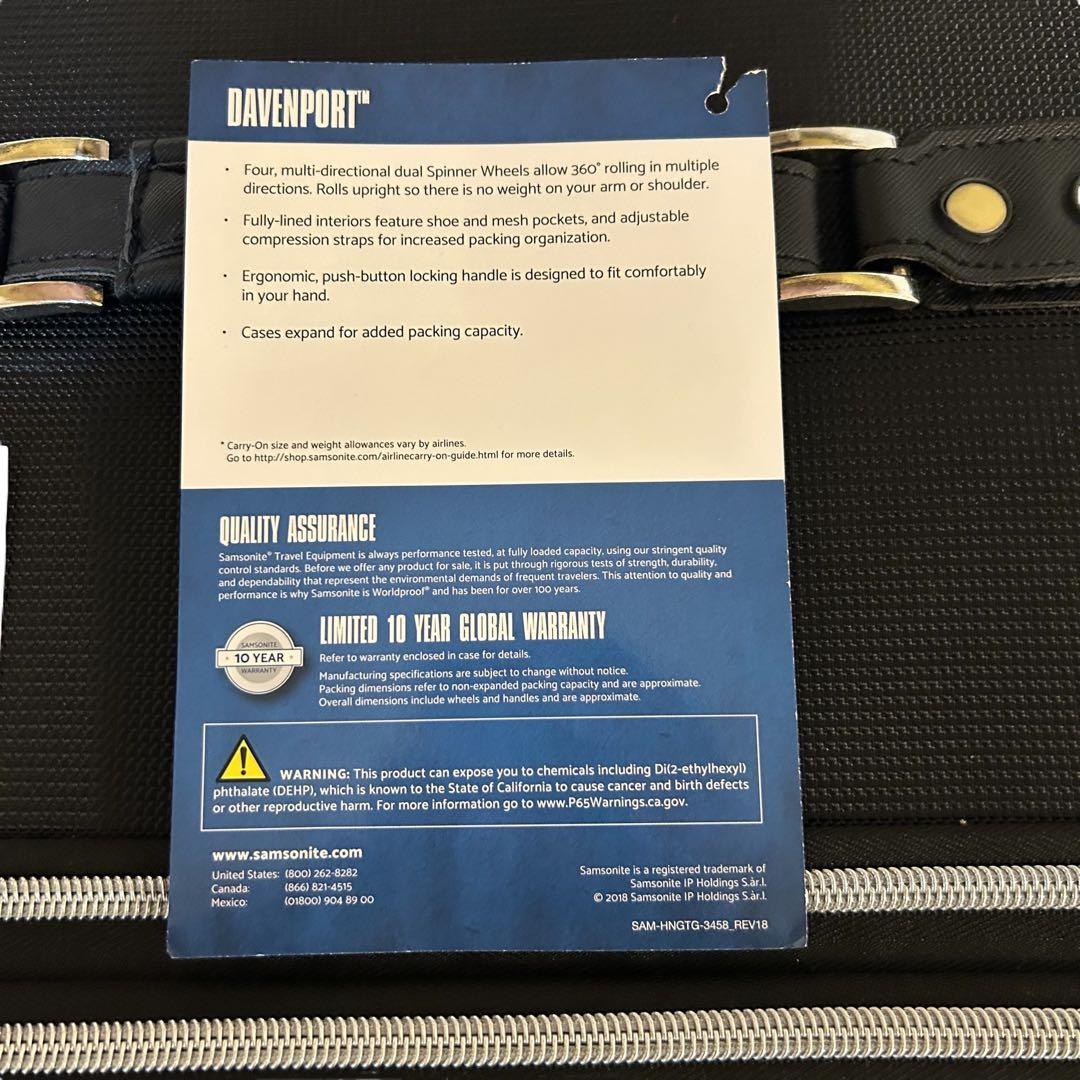 samsonite サムソナイト スーツケース ソフトケース 黒 大型 29