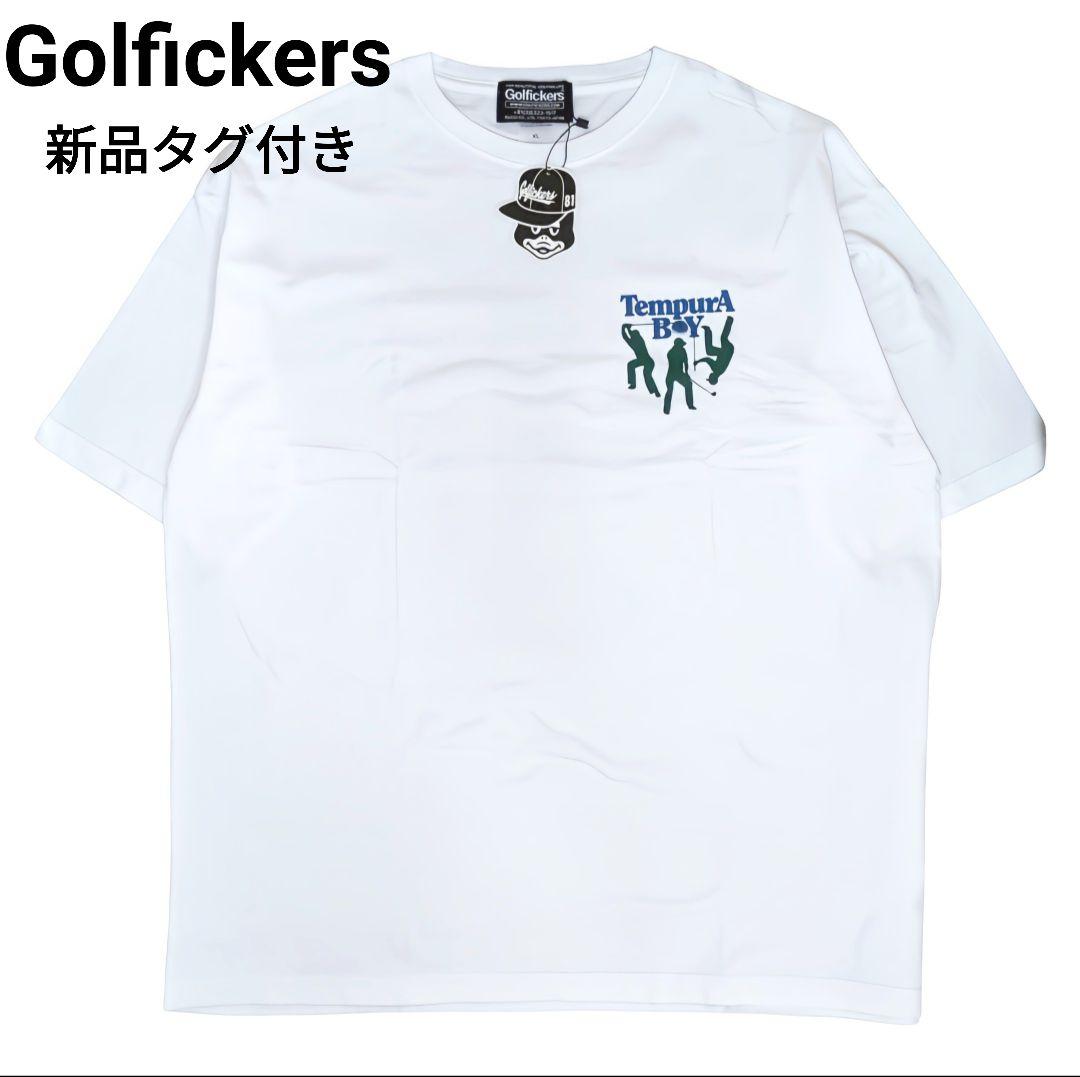 新品 Golfickers ゴルフィッカーズ テンプラボーイ Tシャツ XL 白
