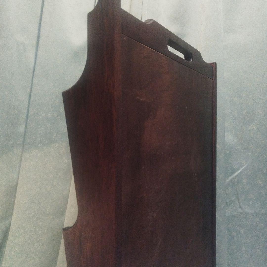 オールドカリモク　マガジンラック　昭和中頃　カリモク家具　木製