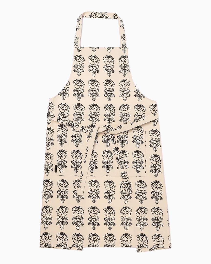 新品 marimekoマリメッコ　Vihkiruusuヴィヒキルース/エプロン