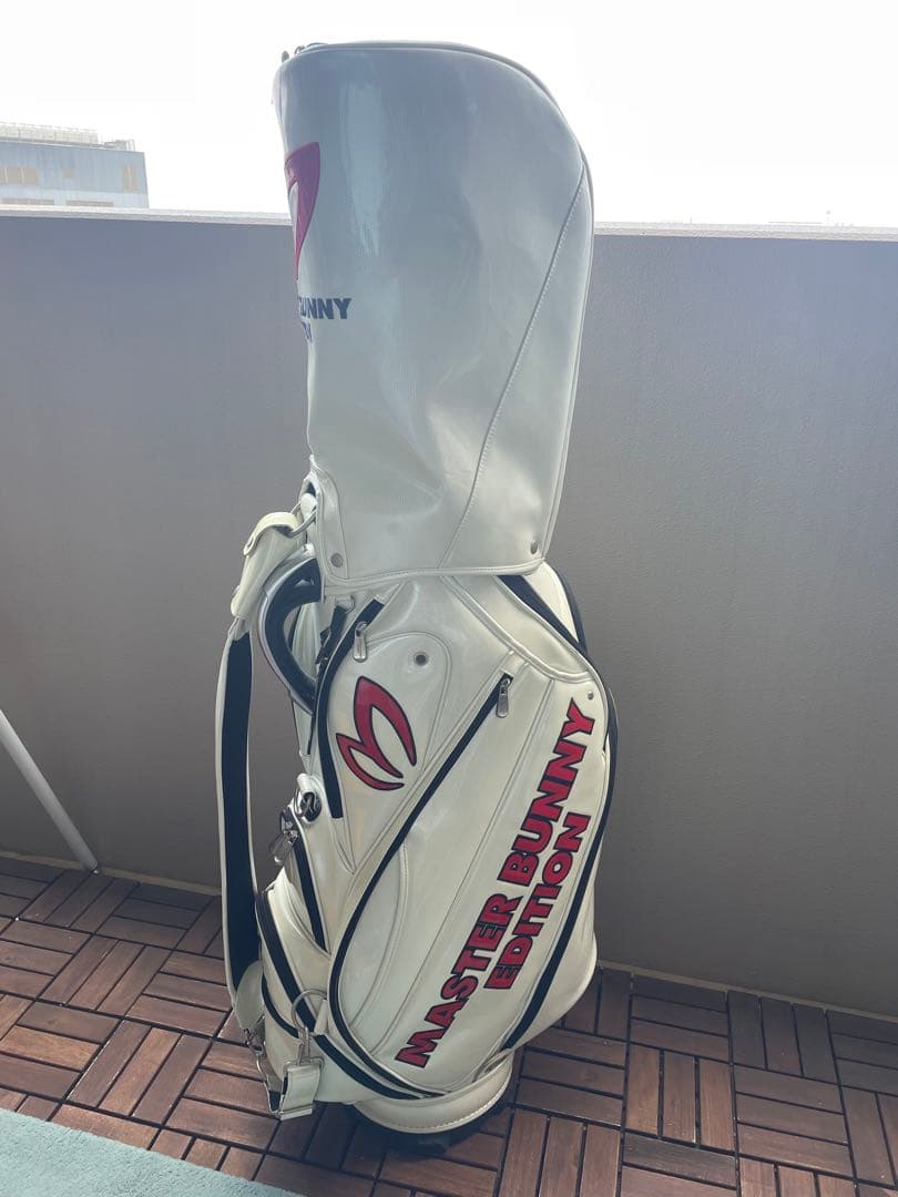 美品❗️マスターバニーエディション キャディバック ホワイト 9.5型