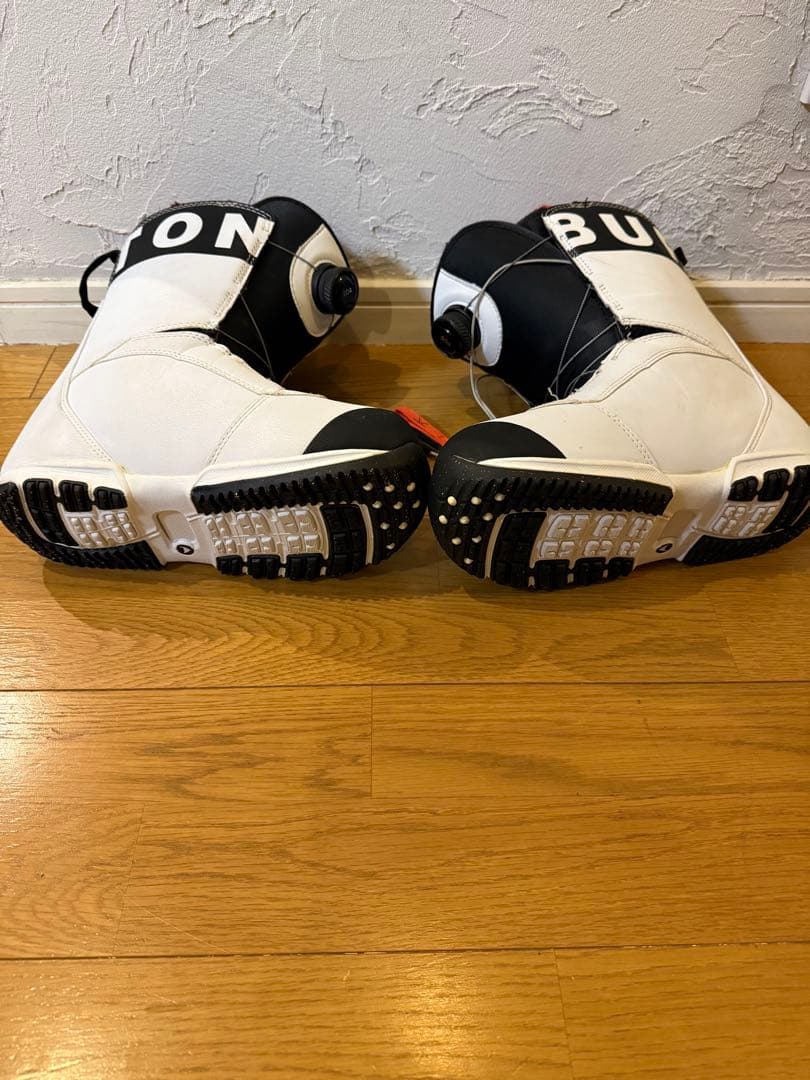 BURTON スノーボードブーツ ホワイト/ブラック/レッド