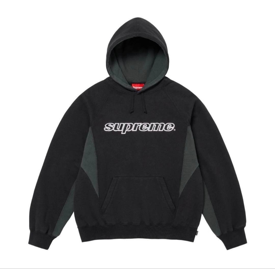 supreme ブラック パーカー
