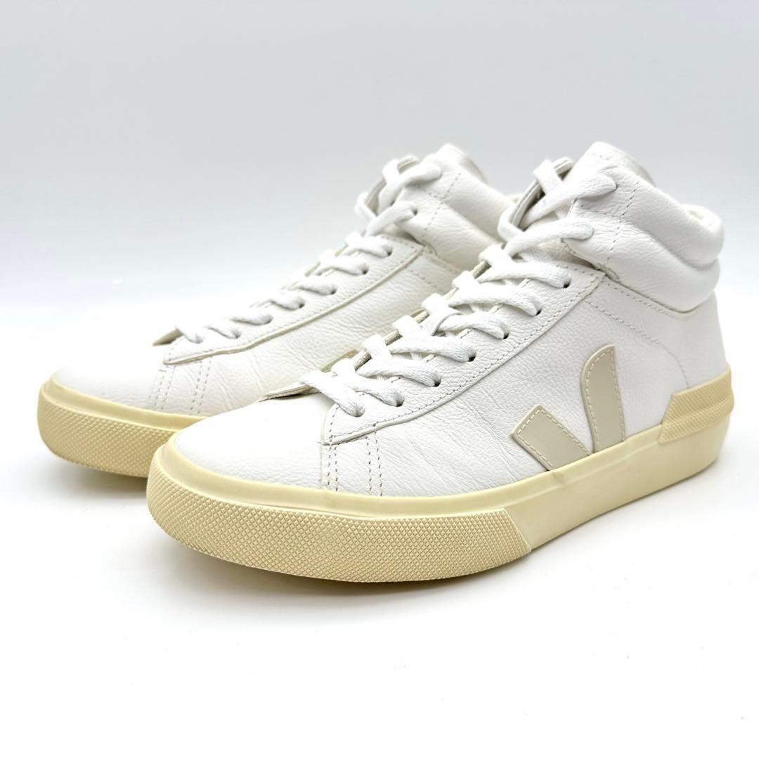 【極美品】VEJA ヴェジャ ミノタウロ ハイカット スニーカー ホワイト