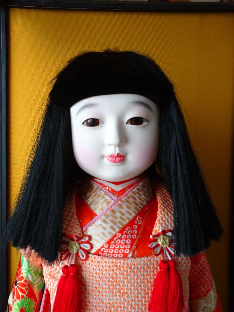 市松人形　ひな祭り　日本人形　ケースなし