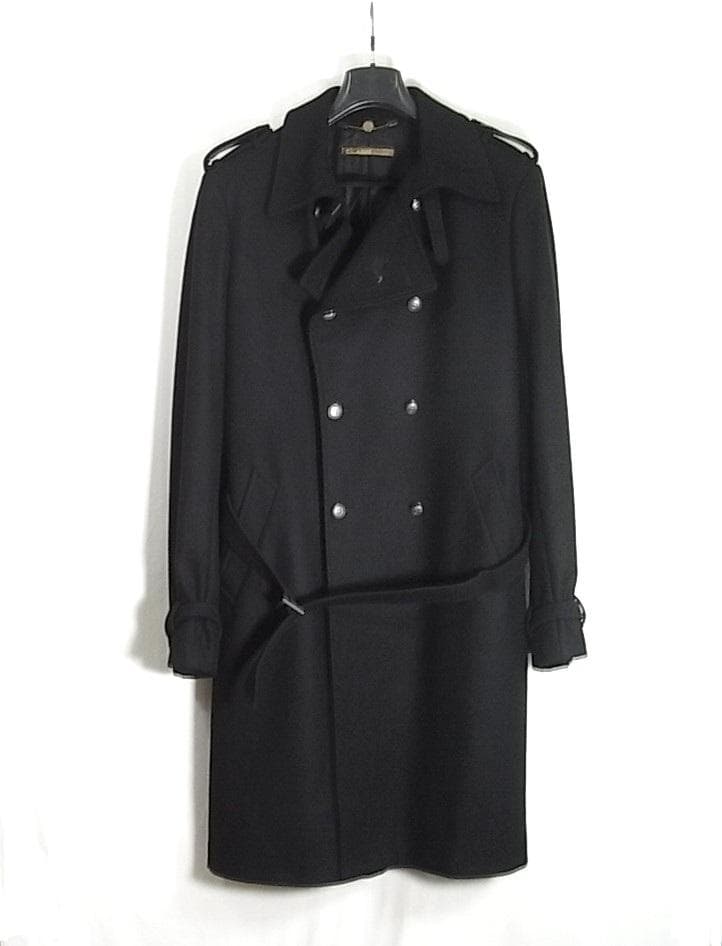専用size50☆未使用☆クラスロベルトカヴァリ メルトンウール製ロングトレンチ
