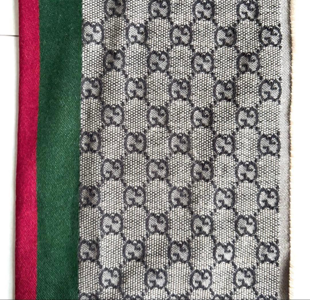 GUCCI グッチ GGロゴ 180×36 ストール ショール ウール