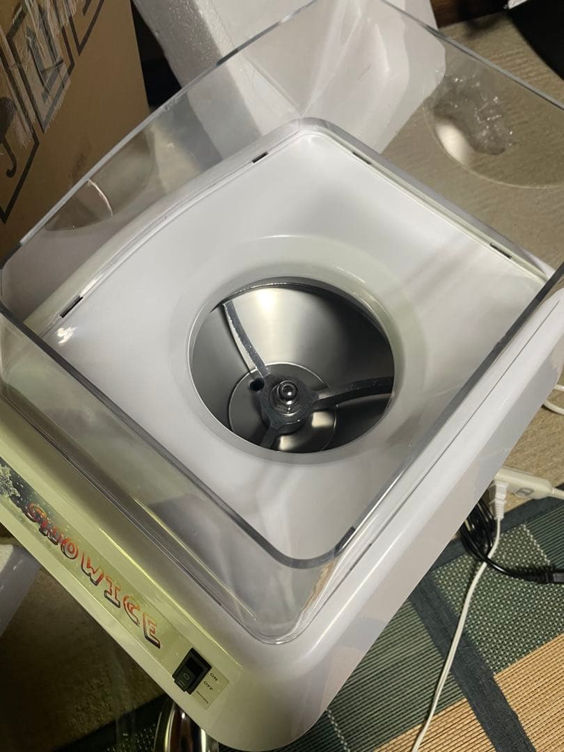 未使用　業務用　かき氷機　ICE SLICER