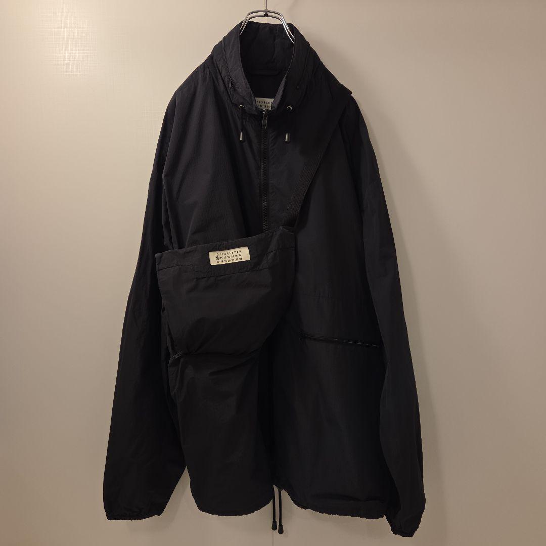 Maison Margiela ポケッタブル ナイロンコート 44 黒