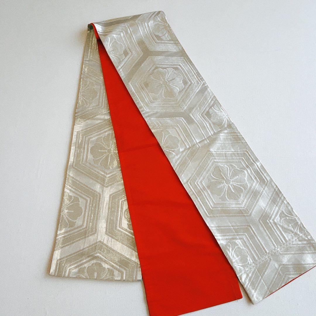 セット　七五三　7歳女の子　長着＆袋帯＆長襦袢＆小物　黄緑×白　比翼仕立　刺繍蝶