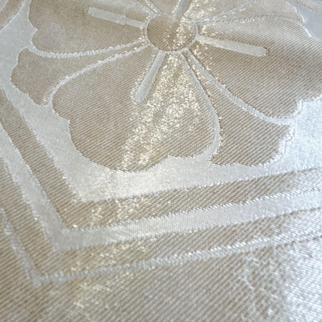 セット　七五三　7歳女の子　長着＆袋帯＆長襦袢＆小物　黄緑×白　比翼仕立　刺繍蝶