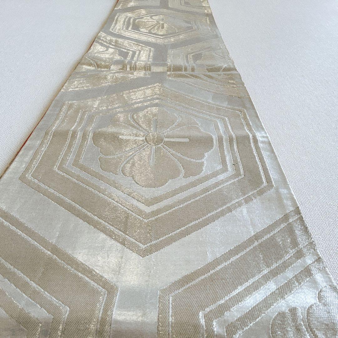 セット　七五三　7歳女の子　長着＆袋帯＆長襦袢＆小物　黄緑×白　比翼仕立　刺繍蝶