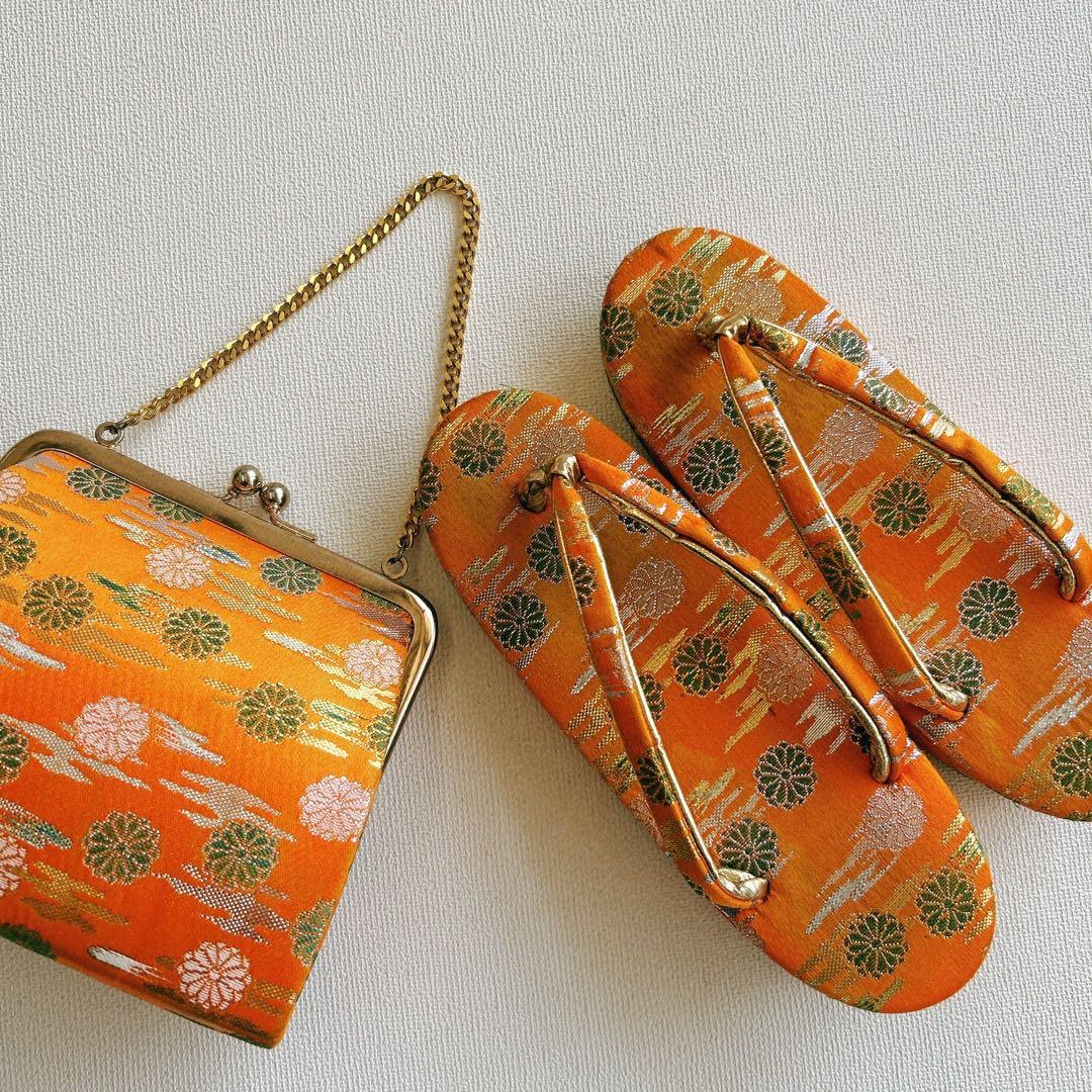 セット　七五三　7歳女の子　長着＆袋帯＆長襦袢＆小物　黄緑×白　比翼仕立　刺繍蝶