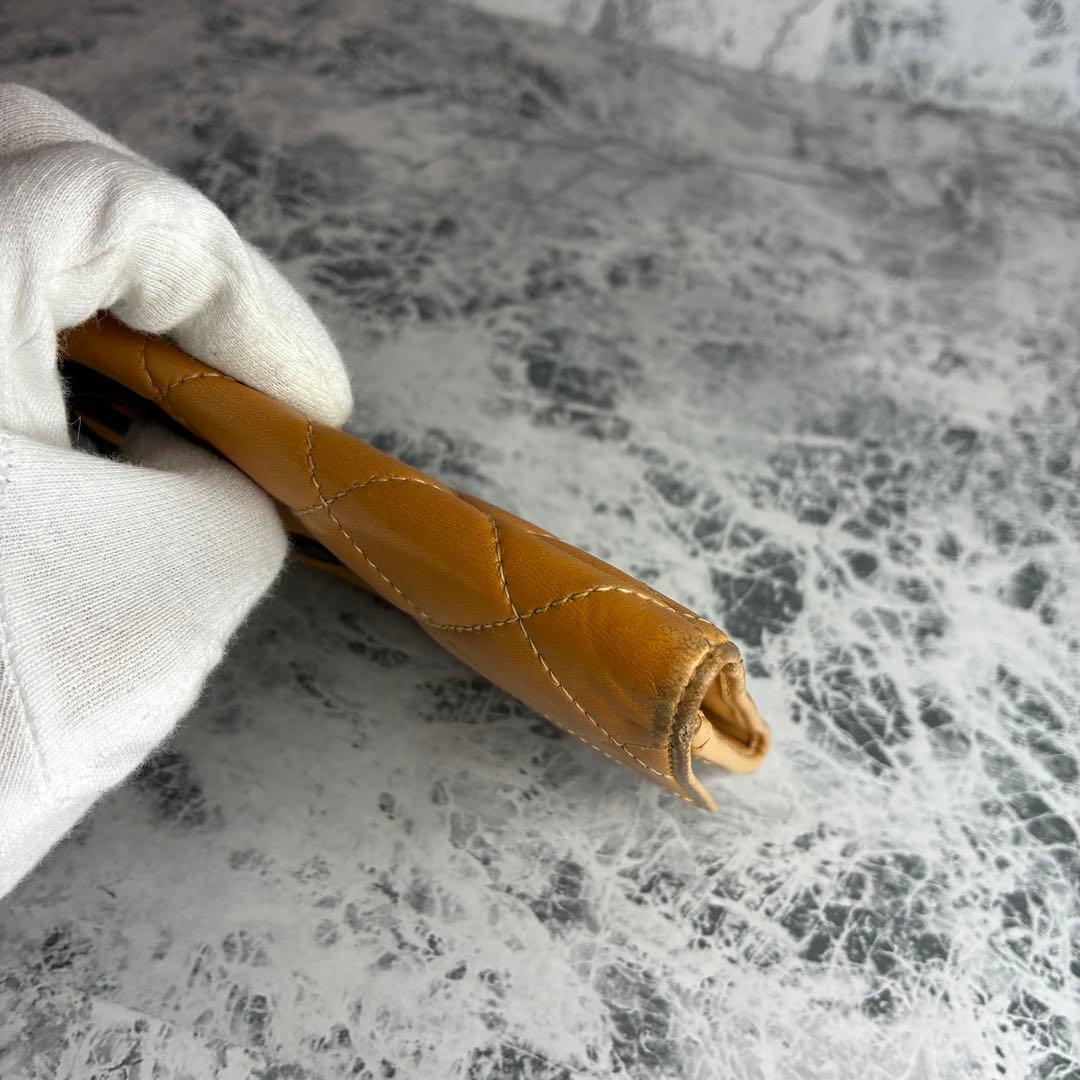 ✨CHANEL✨　シャネル　折り財布　カンボンライン　ケース　カードケース