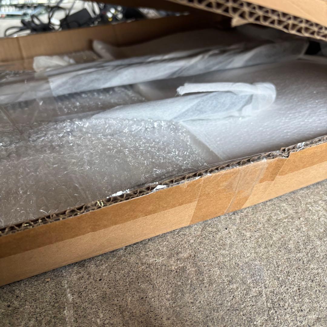 【新品】SMOO rect アイアンハンガーラック　底板付き　120cm