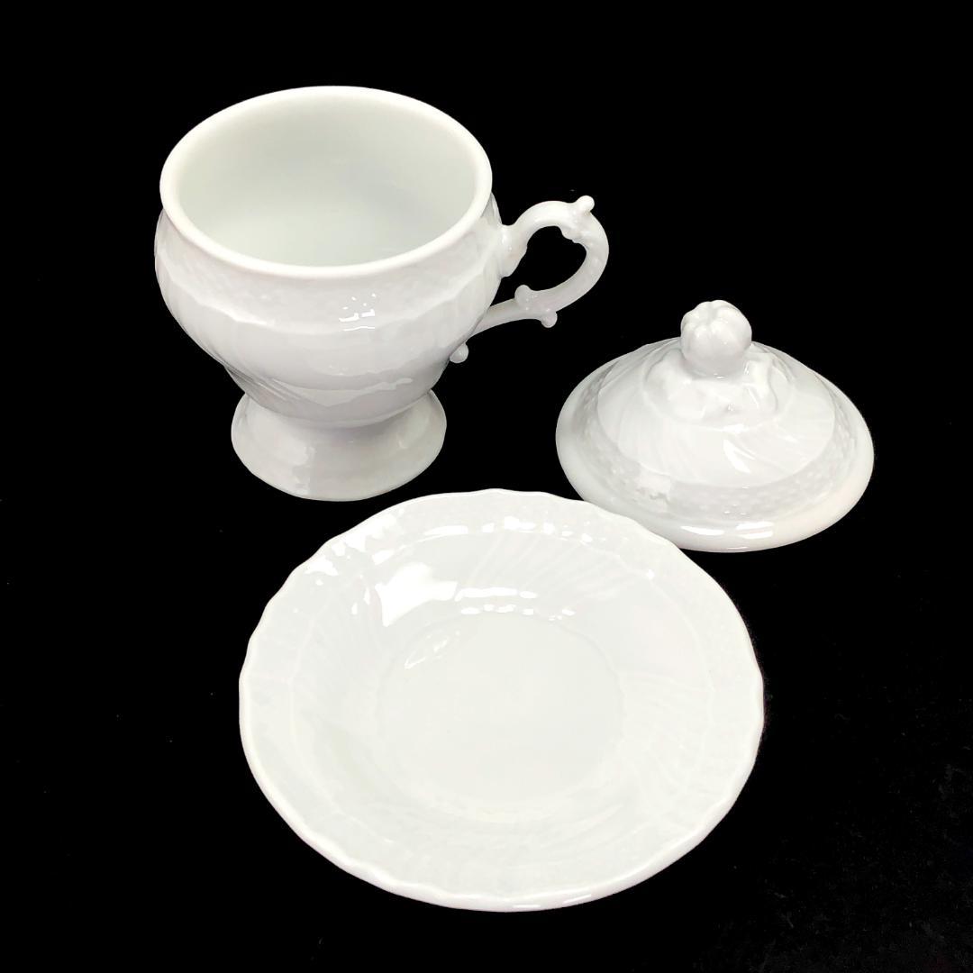 【美品】リチャードジノリ／ベッキオホワイト ティーセット