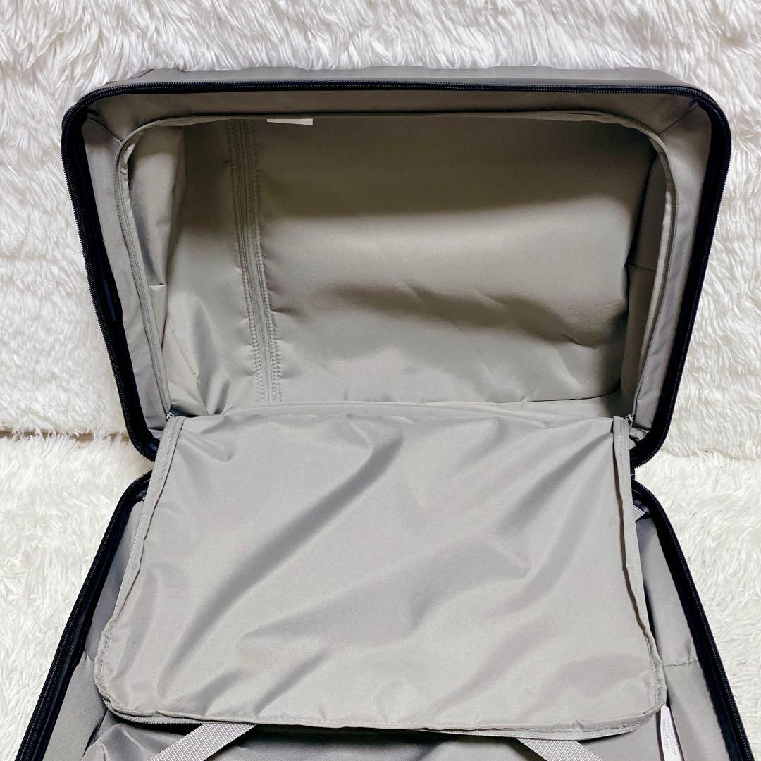 【未使用】 無印良品 バーを自由に調節できる ハード キャリーケース 36L