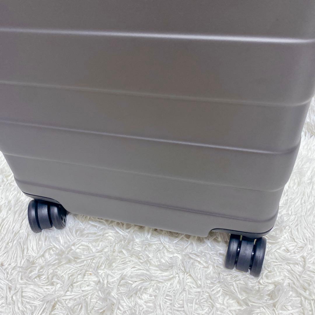 【未使用】 無印良品 バーを自由に調節できる ハード キャリーケース 36L