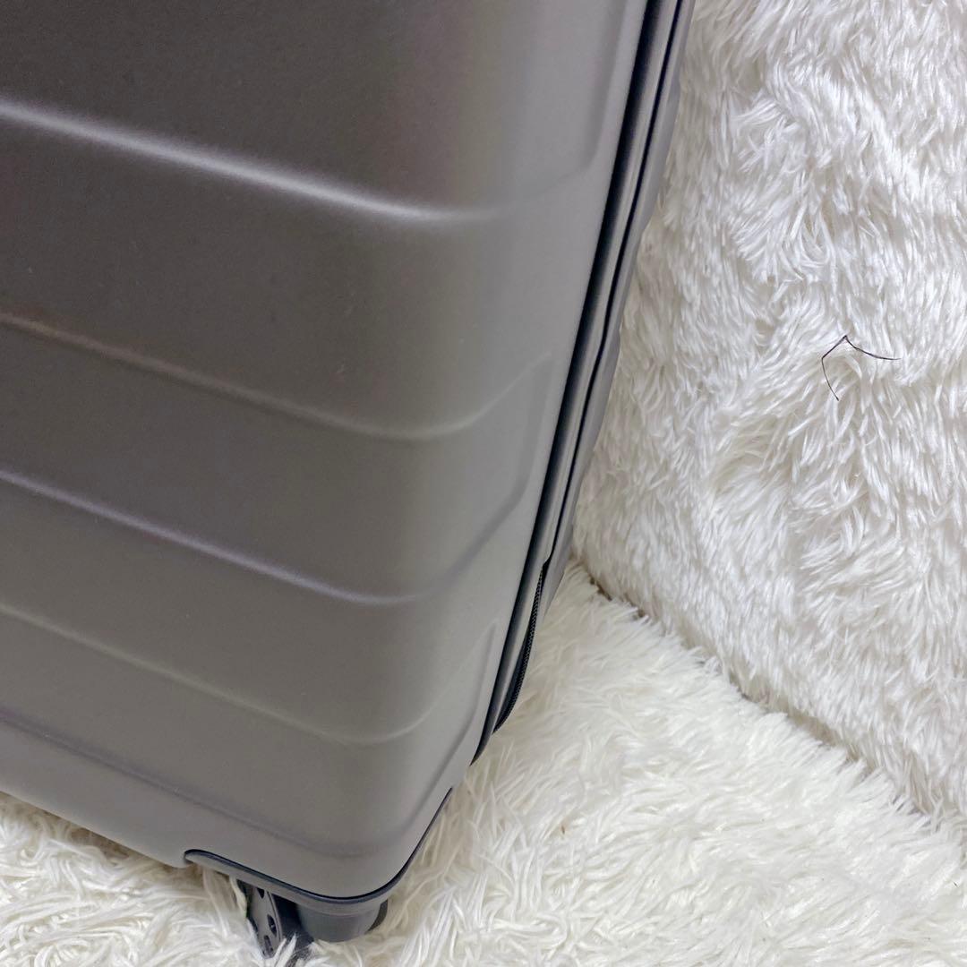 【未使用】 無印良品 バーを自由に調節できる ハード キャリーケース 36L