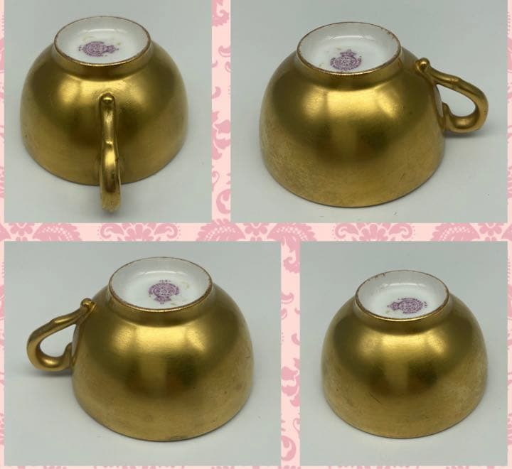 ロイヤルウースター ペインテッドフルーツ アンティーク カップ&ソーサー ④