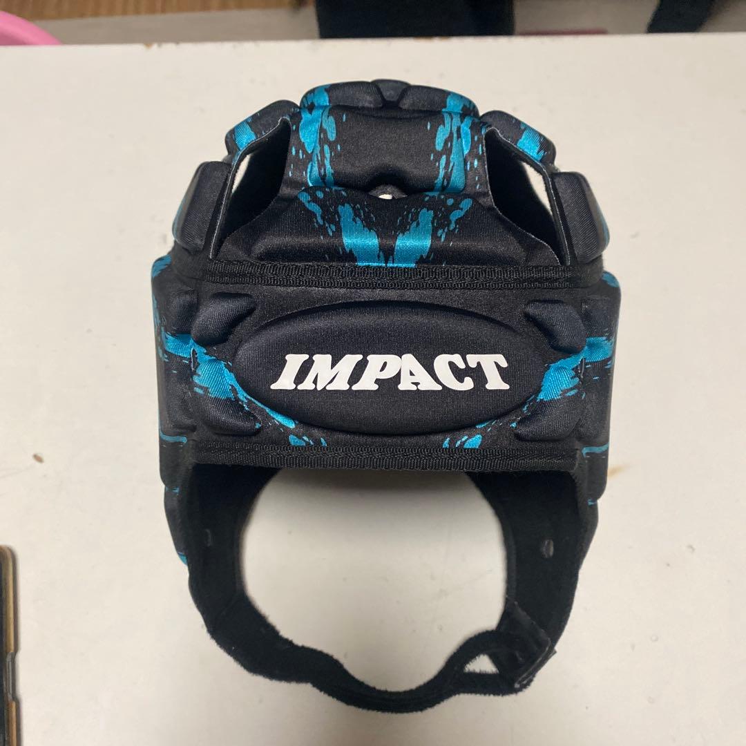 IMPACT ヘッドギア Lサイズ ブラック/ブルー