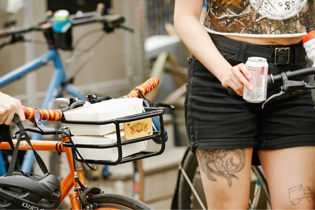 PDW テイクアウトバスケット　防水ロールトップ　ライトホルダー