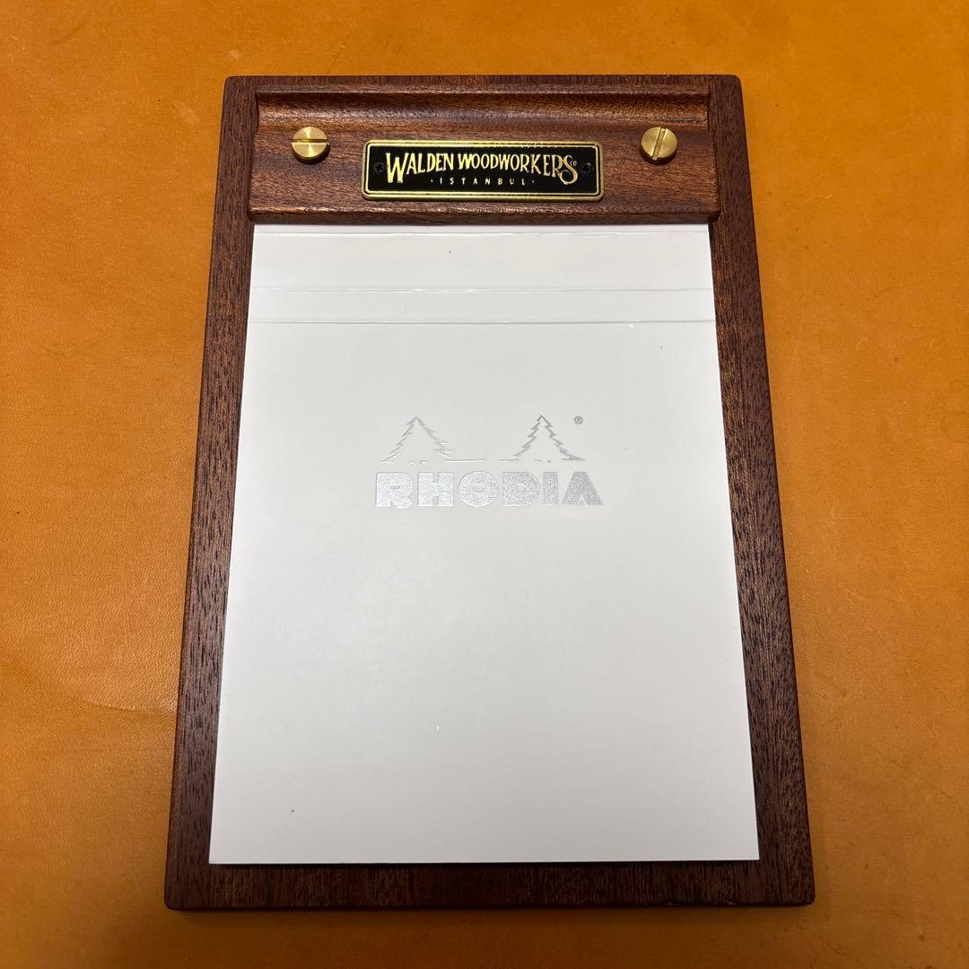 ファイル・バインダー・ケース Galen Leather The Note Board Mahogany