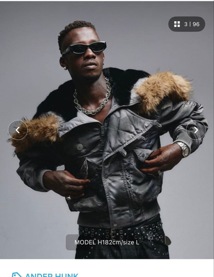 N2b アウター ファージャケット ANDER HUNK アンダーハンク