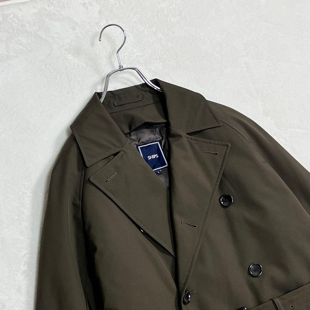 美品『シップス』DiAPLEX 高機能トレンチコート 河田ダウン ライナー脱着可