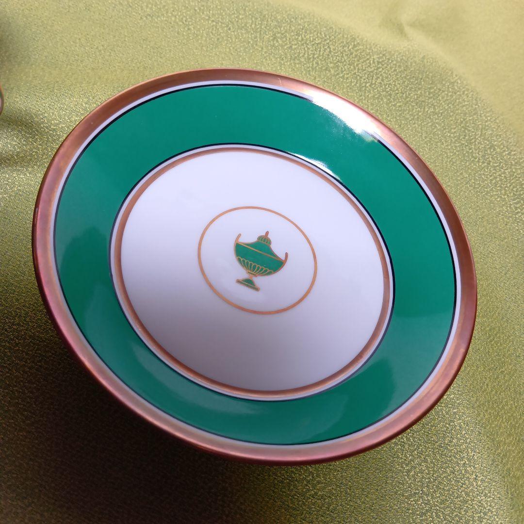 リチャードジノリ　インペログリーン　カップ＆ソーサー　イタリア製 プレート廃盤
