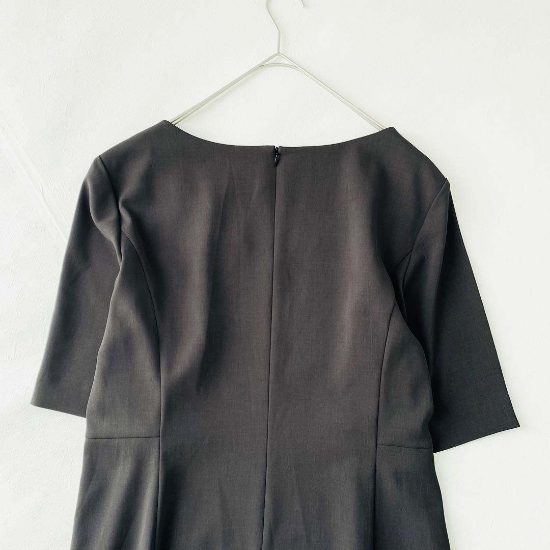 2690A美品アンタイトル　アシメネックワンピース 定価2.6万円