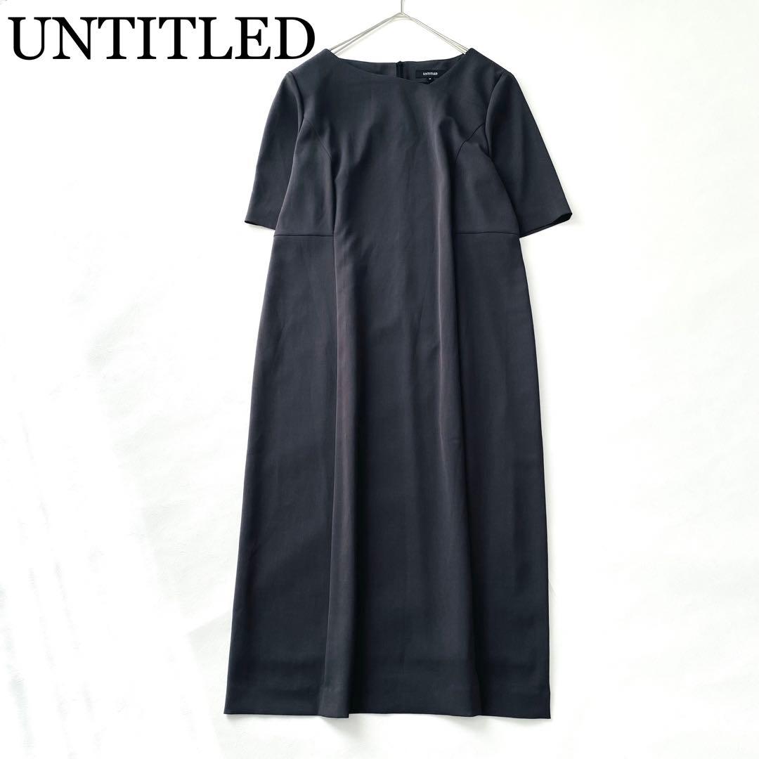 2690A美品アンタイトル　アシメネックワンピース 定価2.6万円