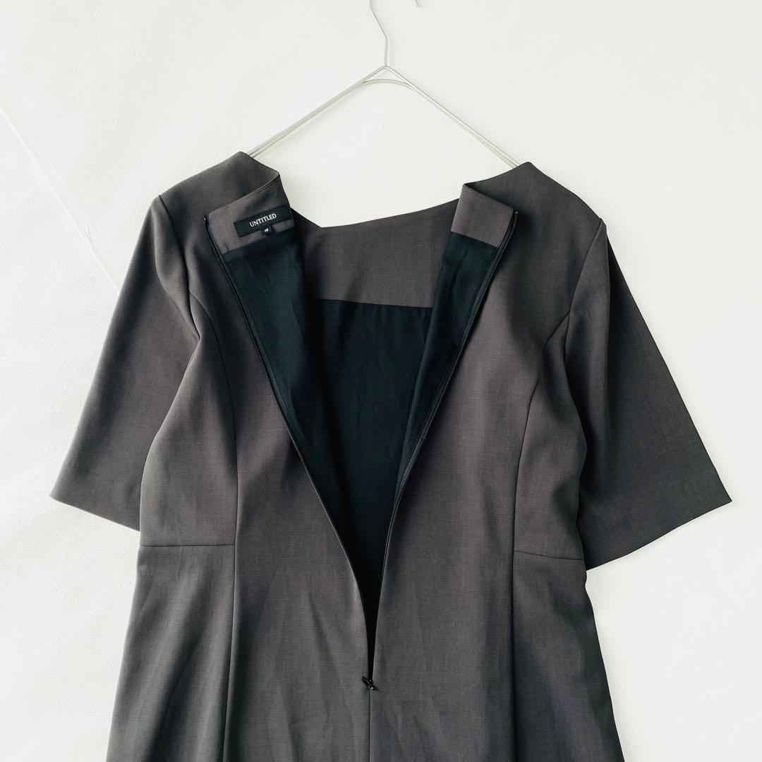 2690A美品アンタイトル　アシメネックワンピース 定価2.6万円