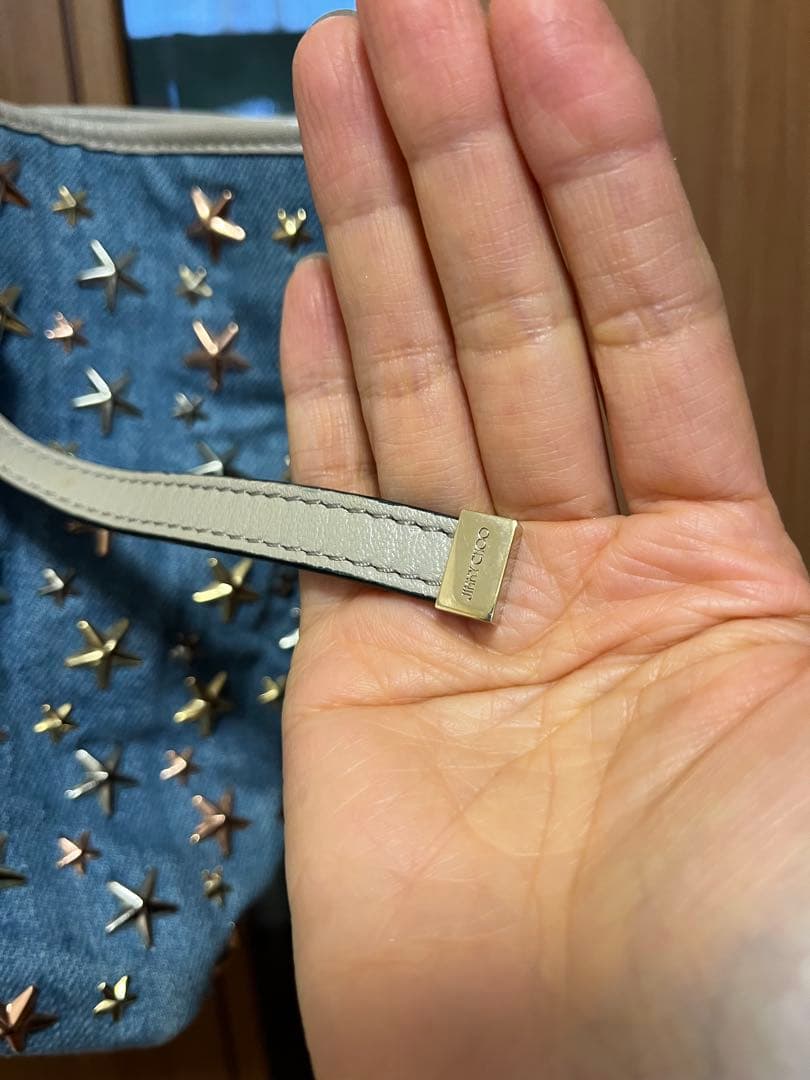 ジミーチュウデニムトートバッグ