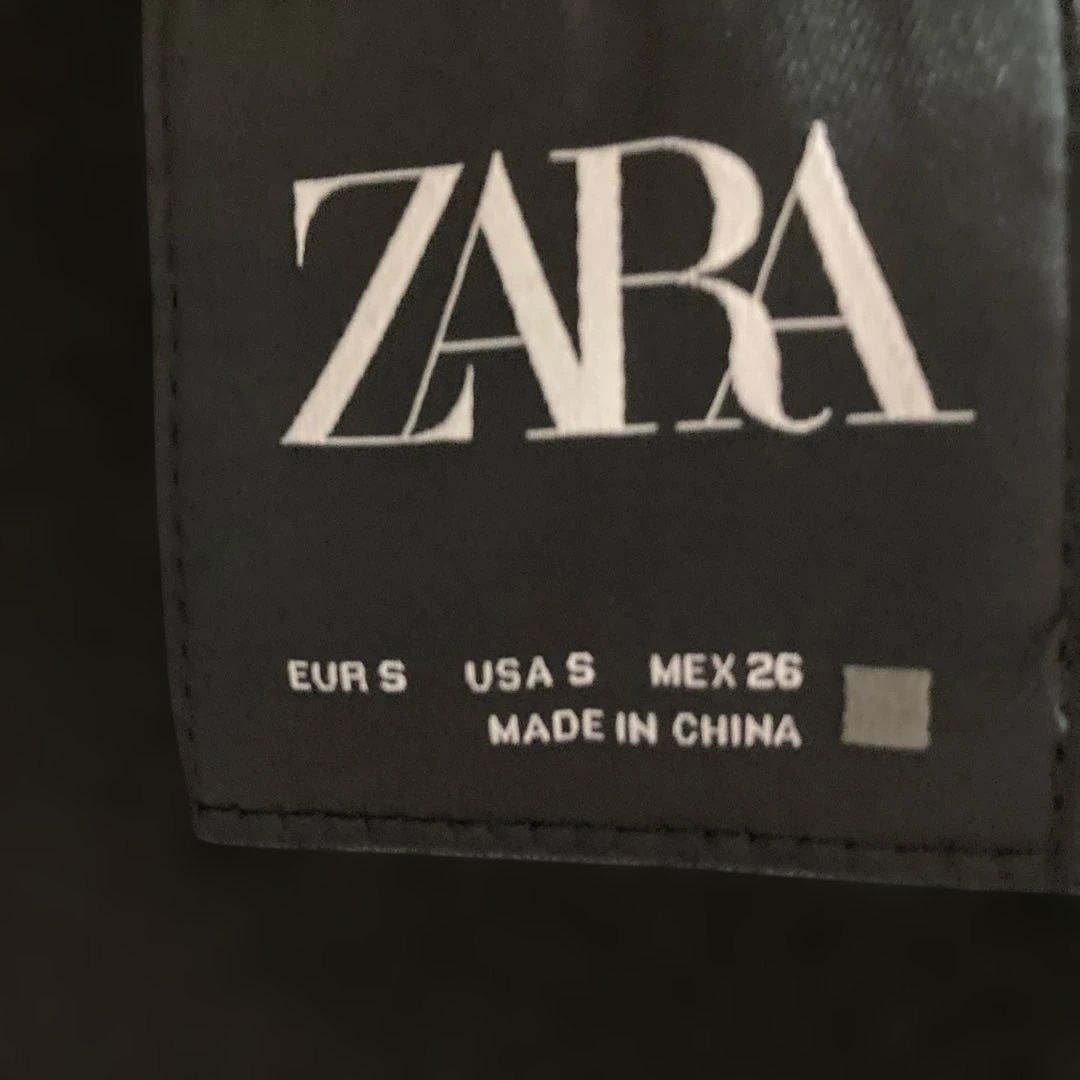 zara ウールオーバーサイズ　ダブルコート　ブラックSサイズ　最終値下げです