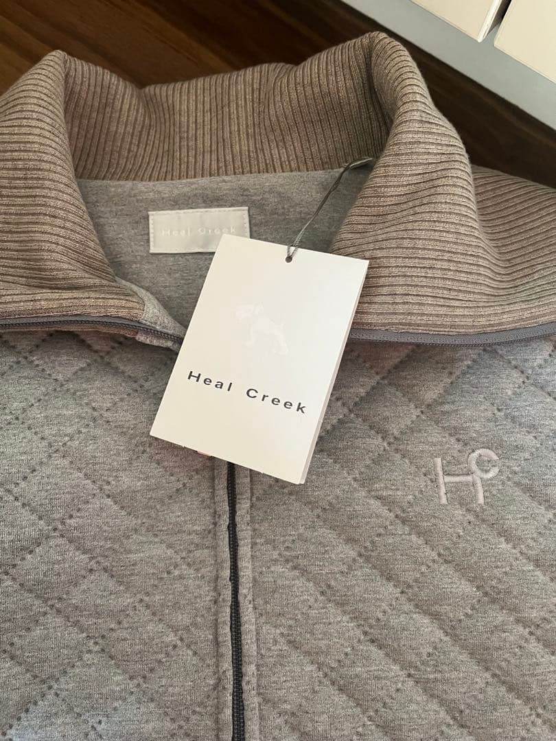 Heal Creek キルティングショートスリーブジャケット グレー 新品