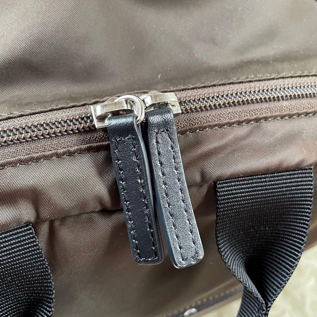 agnès b. アニエスベーナイロンリュックバックパックブラウン系