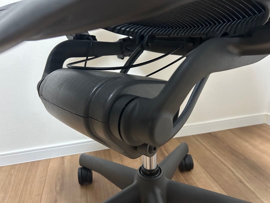 ハーマンミラー アーロンチェア Bサイズ フル装備 ヘッドレスト セット