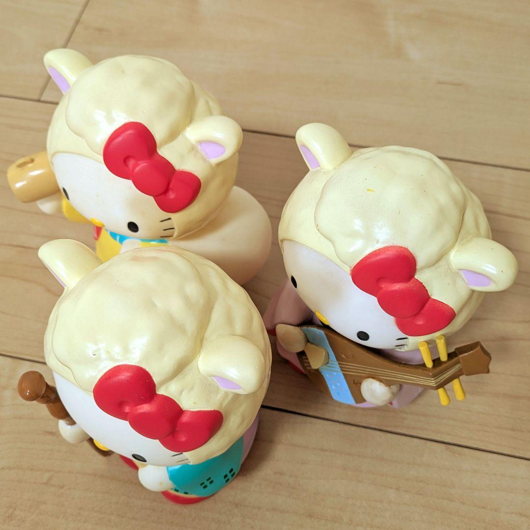 ハローキティ　七福神貯金箱7体セット　ひつじ　サンリオ　フィギュア　縁起物　干支