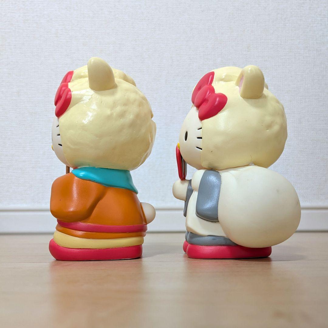 ハローキティ　七福神貯金箱7体セット　ひつじ　サンリオ　フィギュア　縁起物　干支