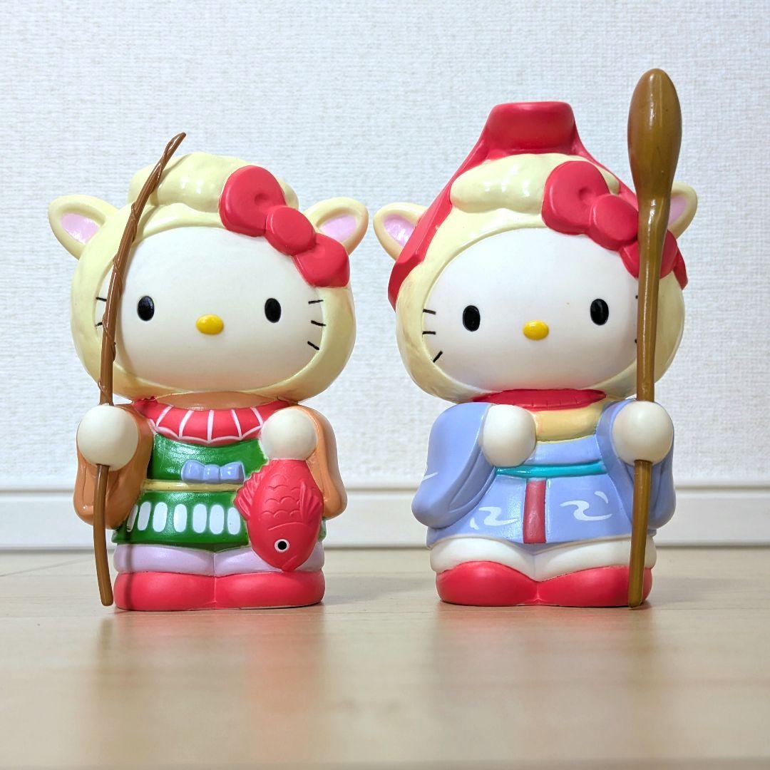 ハローキティ　七福神貯金箱7体セット　ひつじ　サンリオ　フィギュア　縁起物　干支