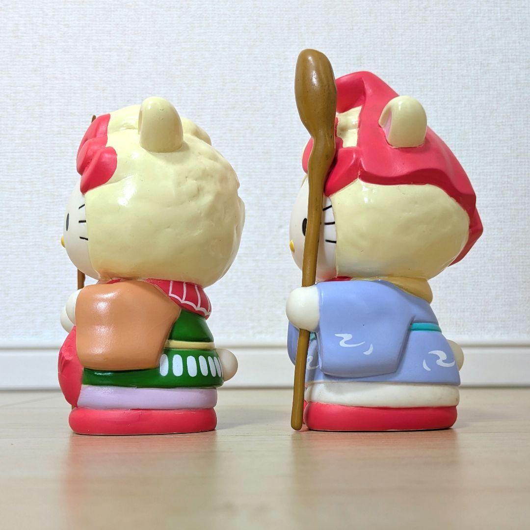 ハローキティ　七福神貯金箱7体セット　ひつじ　サンリオ　フィギュア　縁起物　干支