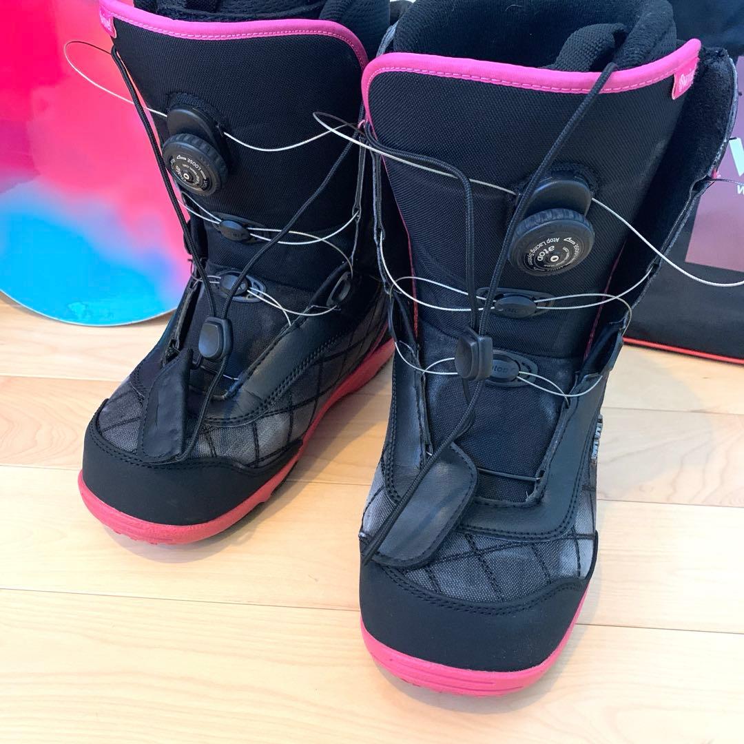 美品 SWIVEL スノーボード 4点セット