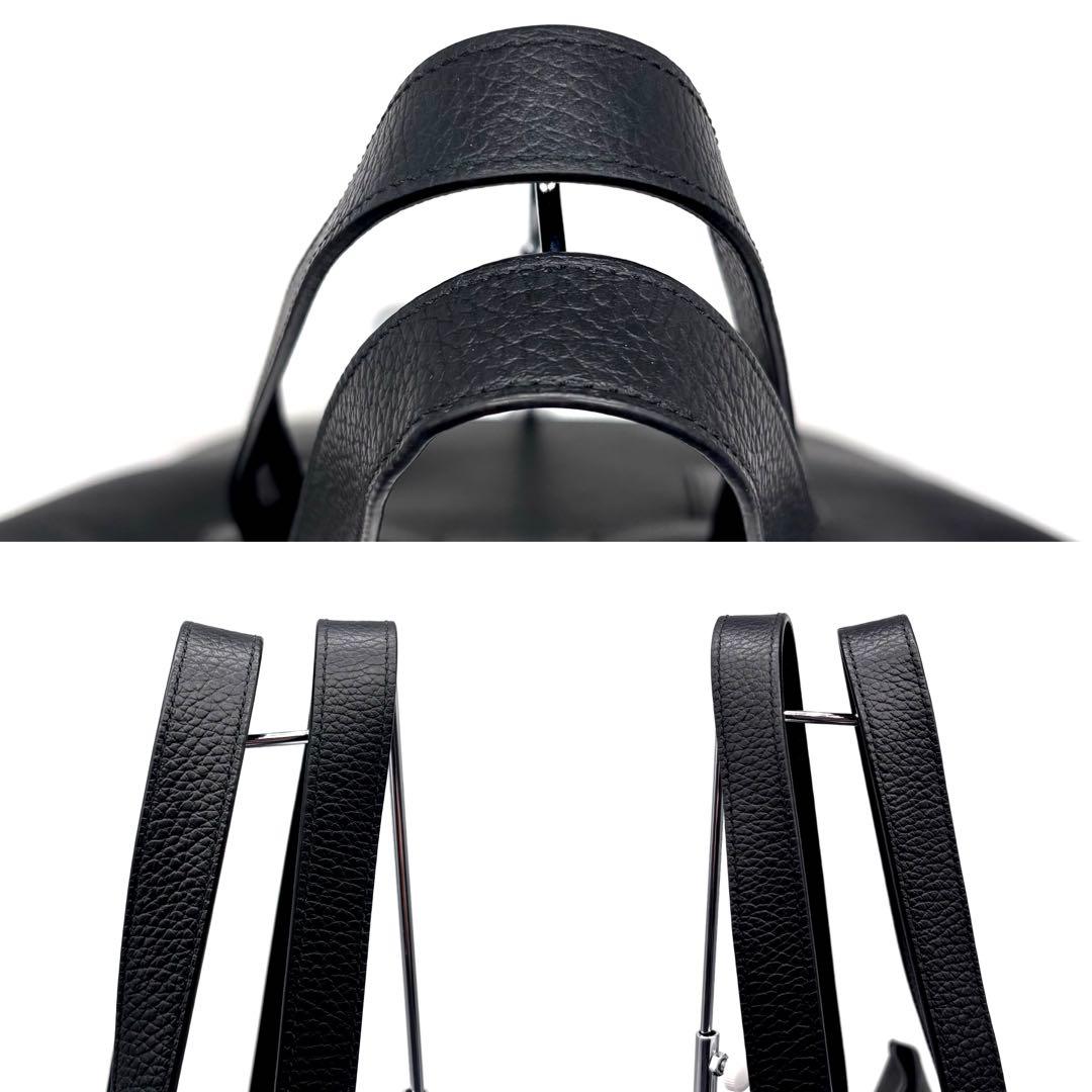 ✨美品✨フルラ　ジョーヴェ　トートバッグ　　A4可　2way　舟型　自立　黒