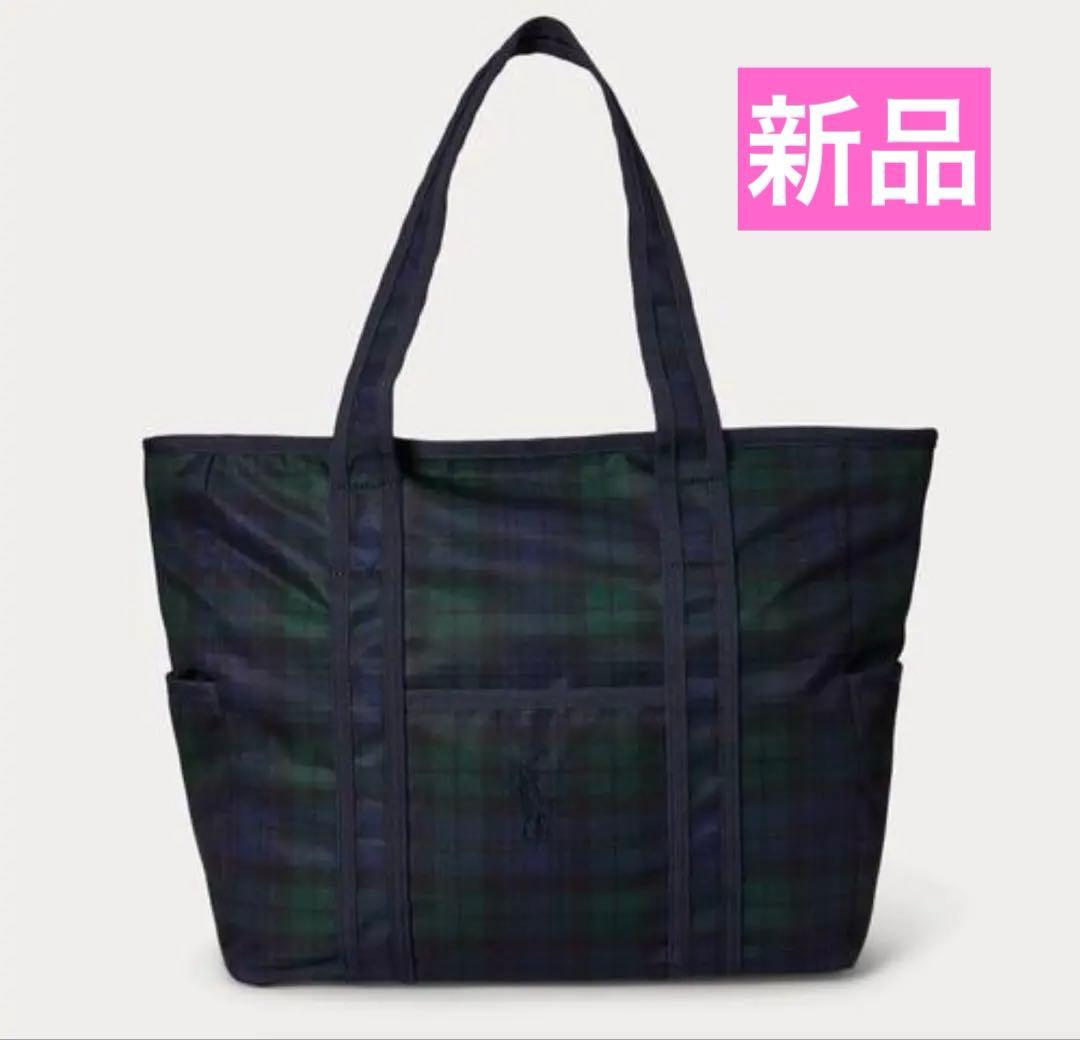 新品　ラルフローレン　マザーズバッグ チェック Big Pony トート おむつ