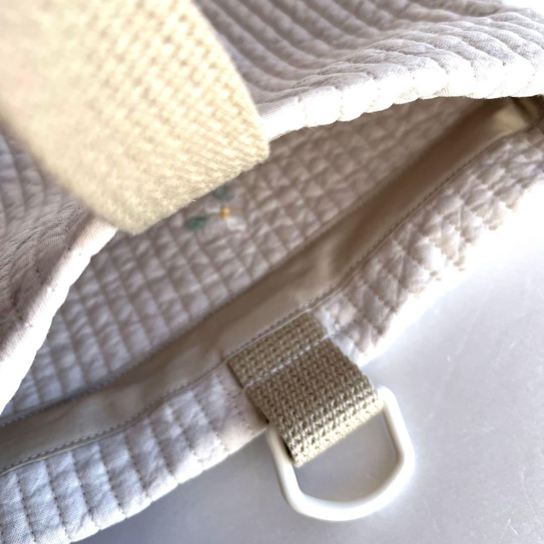 ma様 ヌビ 苺と苺の白い花　レッスンバック　上履き入　体操着袋　ヌビバック