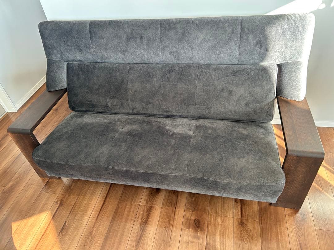 カリモク　ダンテ　3人掛けソファ　グレー