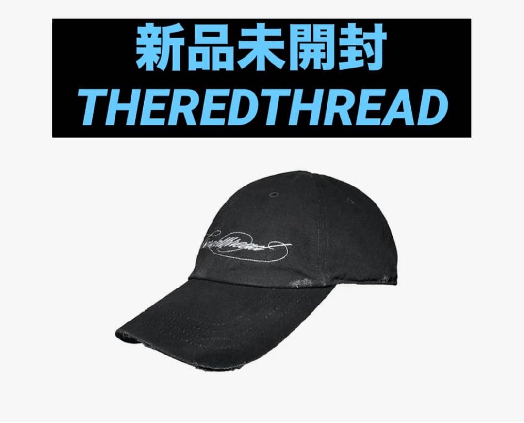 新品未開封 THEREDTHREAD S logo script cap
